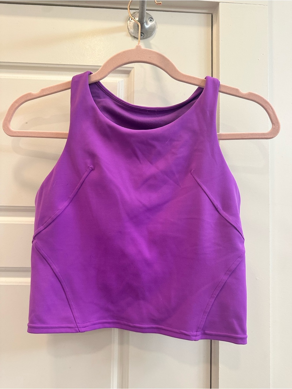 lululemon athletica Bright Purple Athletic Crop Top